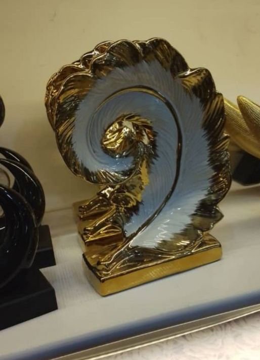 White and Gold Decorative Ornament